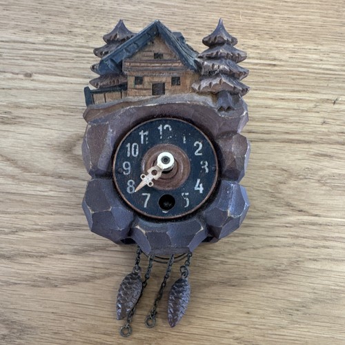 Black forest style carved - black,