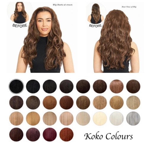 Koko half wig beach - half, wave