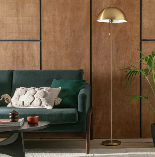 Mushroom floor lamp brushed - floor,