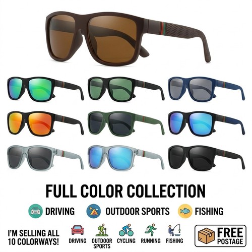 Mens classic square - square, sunglasses