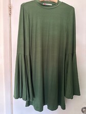Free People Dare To Dance Mini Dress Green Size L RRP£60
