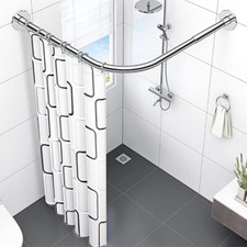 Shower Curtain Rail Pole Non
