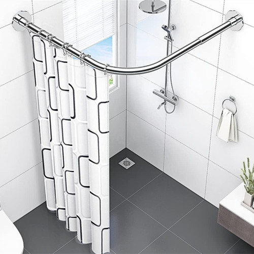 Shower curtain rail - pole, non