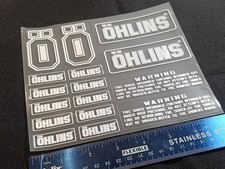 Ohlins decals sticker - ohlins, decals/sticker