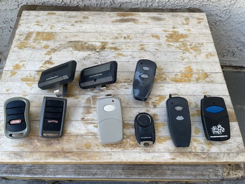 Garage door remote openers lot - garage,