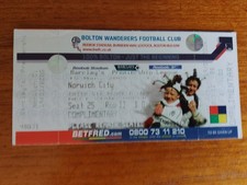 "PAIR" OF BOLTON WANDERERS V