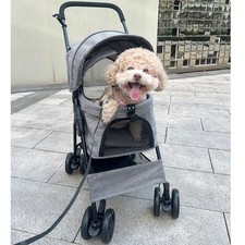 Grey Foldable Travel Pet