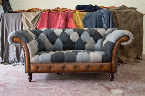 Seater grey chesterfield - grey,