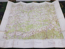 WW1 British map entitled