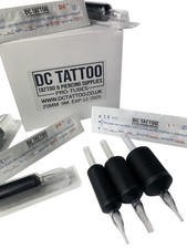 Clearance DCTattoo 25mm  20 x PRO-TUBES Disposable Sterile Tattoo Grip Tubes