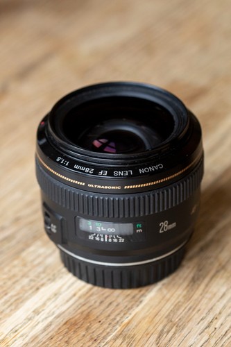 Canon 28mm 8 usm lens - canon,