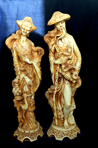 Vintage pair oriental chinese - oriental,
