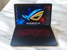 17 inch Asus ROG Core i7 Gaming Laptop CPU 16GB RAM 1TB HDD 128GB SSD