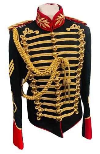 Men military dress hussar - military,