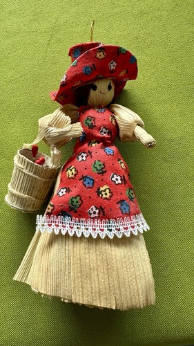 Vintage corn husk folk - vintage,