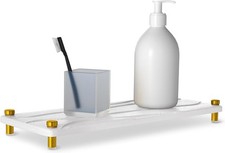 Dry Kitchen Bathroom Rack Sink Rinse Organiser Organizer Holder Tray Decor Soap