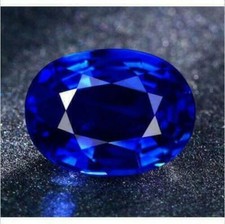 Unheated Blue Sapphire 4.76ct 10x12mm Oval Cut AAAAA VVS Loose Gemstone