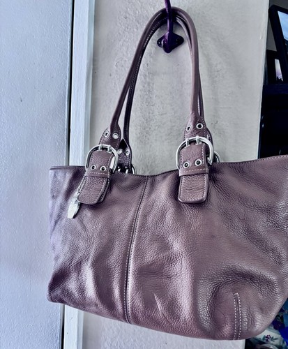 Tignanello tan pebbled leather - tan,