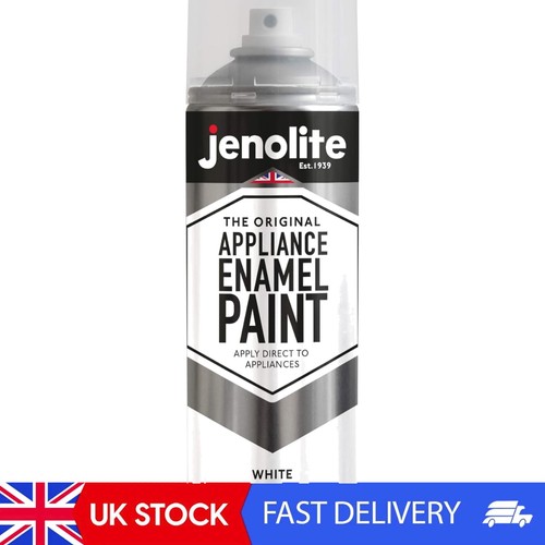 White enamel spray paint 400ml - white,