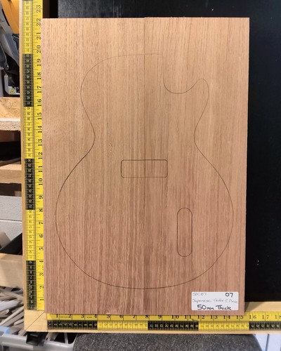 Japanese cedar guitar making - guitar,