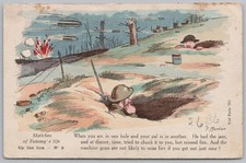 WW1 Sketches of Tommy's Life no9 F Mackain Comic postcard