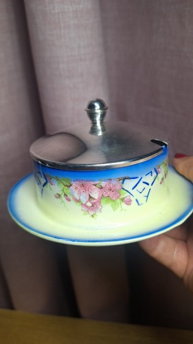 Antique jam jar pot - jam, jar/pot,