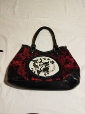 Banned Retro Bag Gothic Cat Design Excellent Condition