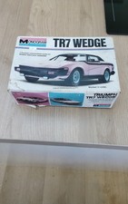 Monogram 1/24 Plastic Kit TR7 Wedge c1977 , aged box but contents good RARE  ONO