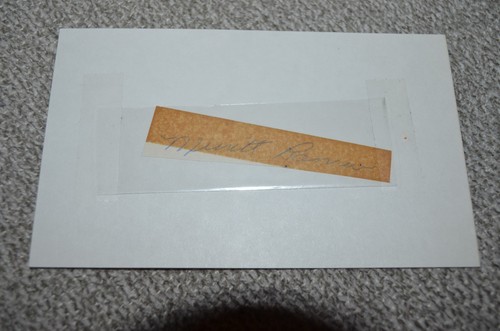 Merritt ranew signed cut - signed,