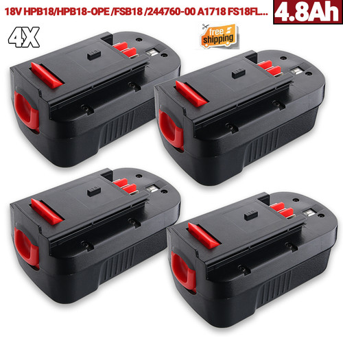 8ah battery 18v for black - 4.8ah,
