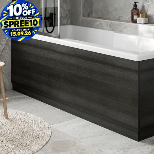 Modern bathroom 1700mm front - bathroom,