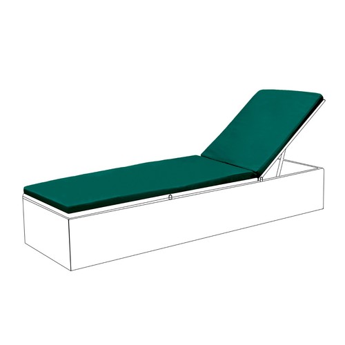 Green outdoor rattan sun - outdoor,