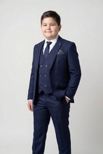 Boys Glen Check Suit