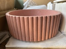 Smith & Goat Hand Made Concrete Scallop Sink Pink Brand New