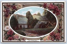 Water mill england printed - england,