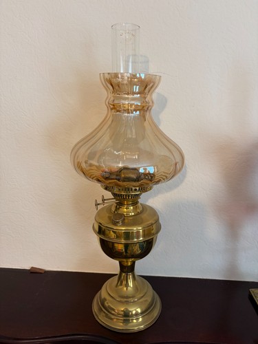 Vintage style brass duplex oil - brass,
