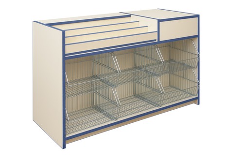 Stepped retail shop - stepped,