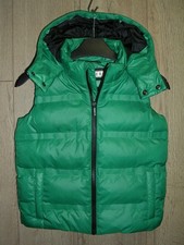 Ted Baker Boys Green Hooded Bodywarmer Gilet Jacket Coat Age 7 122cm