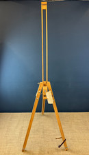 VINTAGE DALER ROWNEY FOLDING PORTABLE WOODEN ARTISTS EASEL 593 IN ORIGINAL BOX