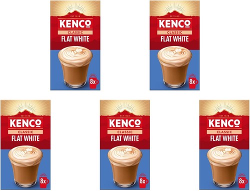 Kenco flat white - flat, instant