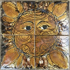 CHELSEA POTTERY SUN FACE 4