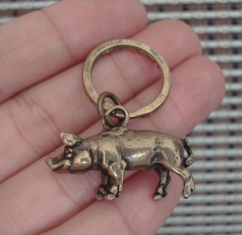 Vintage style brass - brass, pig