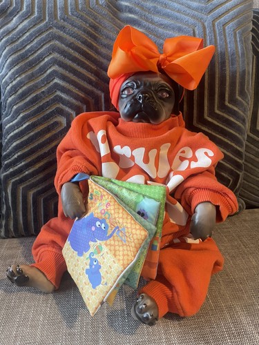 Reborn pug puppy dog doll - puppy,