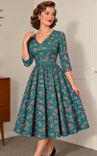Dolly and dotty swing dress - and,