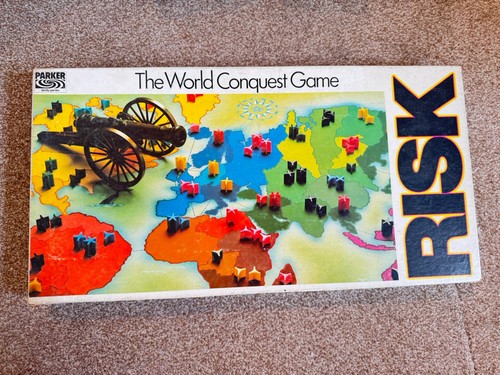 Parker vintage risk board game - parker,