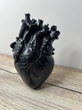 Black Anatomical Heart