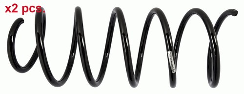 Pcs front coil - front, springs