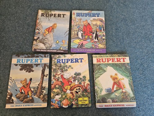 Rupert the bear annuals - 5,