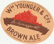 BEER BOTTLE LABEL - YOUNGERS