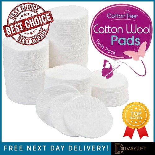 Cotton wool face pads round - wool,